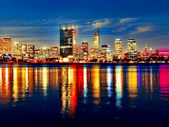 Australia-Perth Skyline