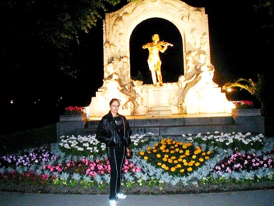 Viena-Stadtpark-Johann Strauss Golden Statue