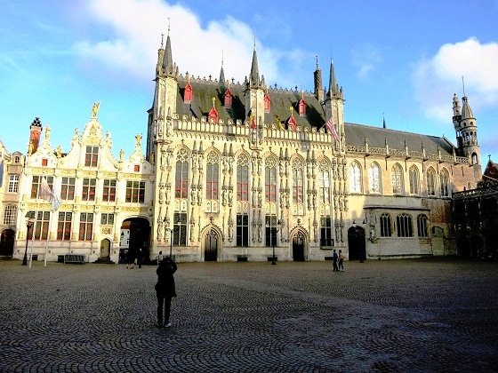 Bruges-Burg square, Town Hall