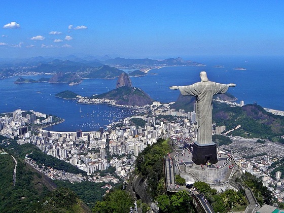 Brazil-Rio-Christ the Redeemer on Corcovado Mt.