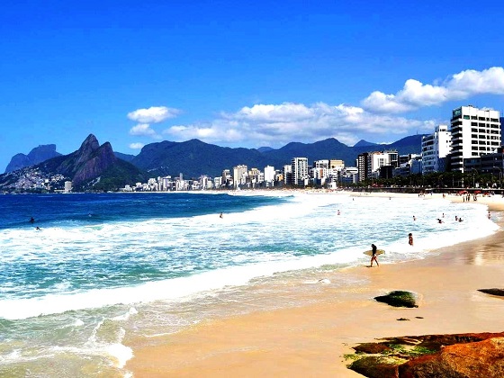Brazil-Rio-Ipanema beach