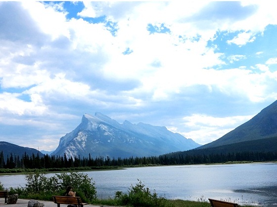 Banff-Vermillion Lakes and Mt. Rundle