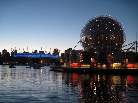 Vancouver-TELUS World of Science and BC Place at False Creek 