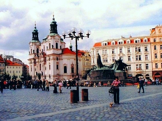 Prague-St. nicholas Church-Old Town Square