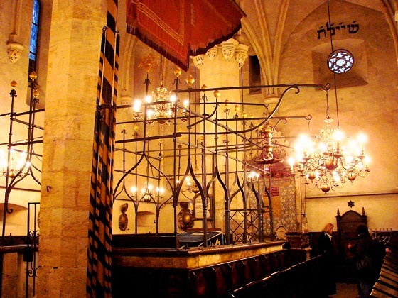 Prague-Old New Synagogue interior