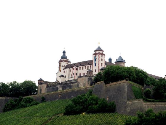 Wurzburg-Fortress Marienberg with Old Main Bridge