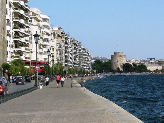 Saloniki-seaside promenade
