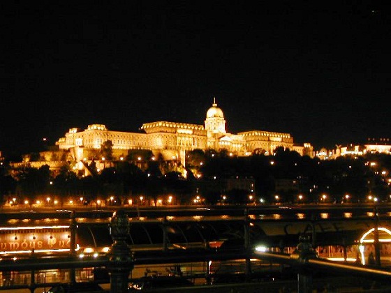 Budapest-Buda Castle at night