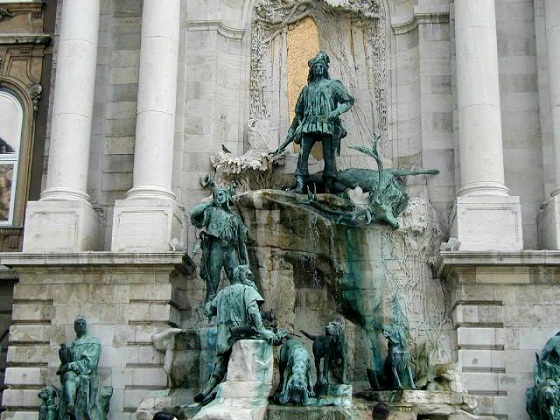 Budapest-Buda Castle, Matthias Fountain