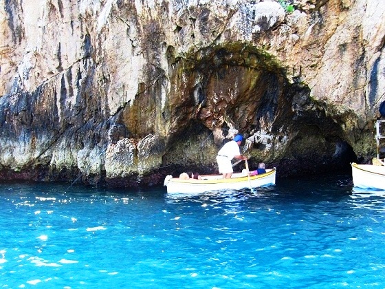 Capri-entrance to the Blue Grotto