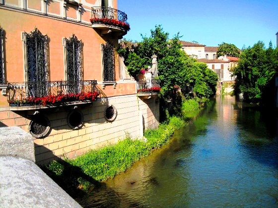 Padova-Small river between buildings