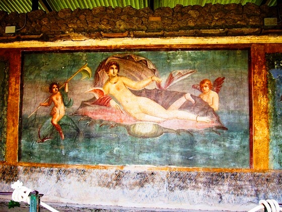 Pompeii-Venus on her shell