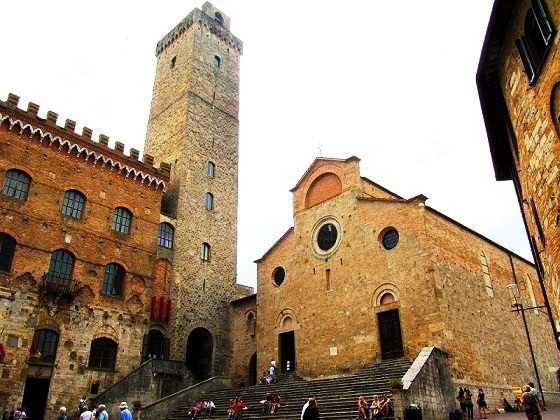San Gimingano-The Palazzo Comunale and Collegiate Church