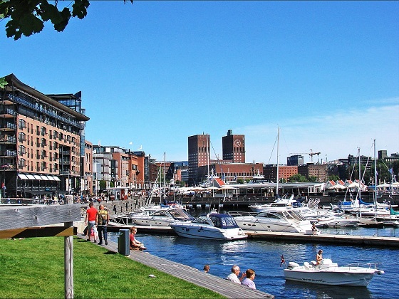 Oslo-Aker Brygge wharf