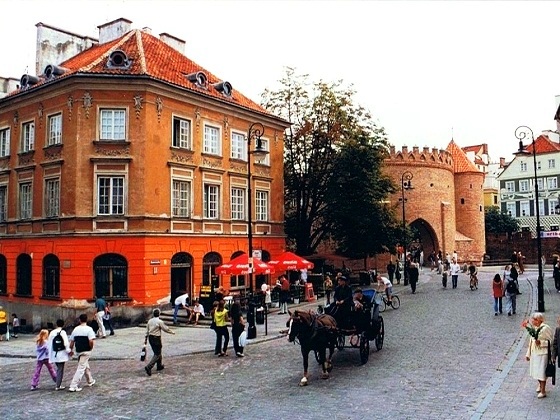 Warsaw-barbican tower,Old Town