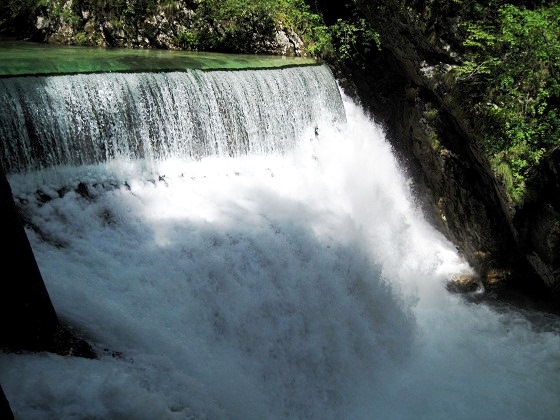 Vintgar Gorge-Sum waterfall
