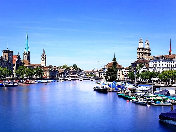 Zurich-View From Quay Bridge