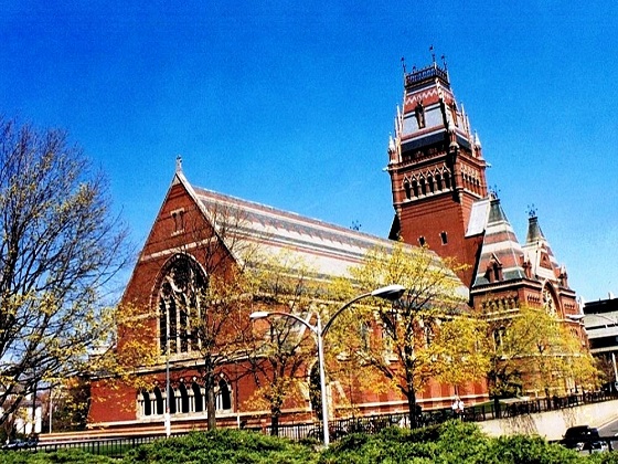 Boston-Memorial Hall at Harvard, Cambridge