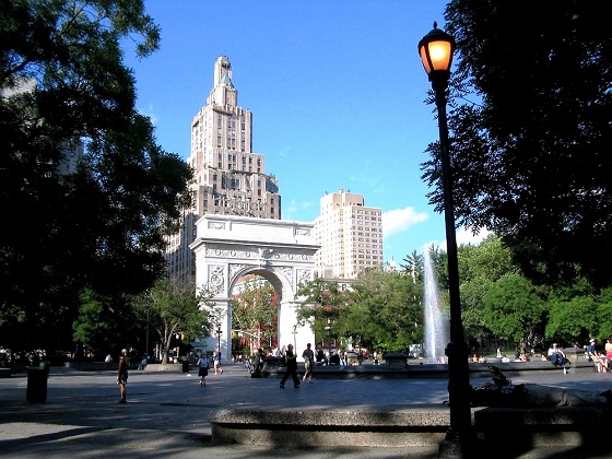 NYC-Greenwich Village-Washington square park