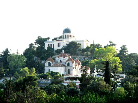 Athens-St.Marina church and National Observatory