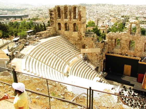 Athens-Odeon of Herodes Atticus 